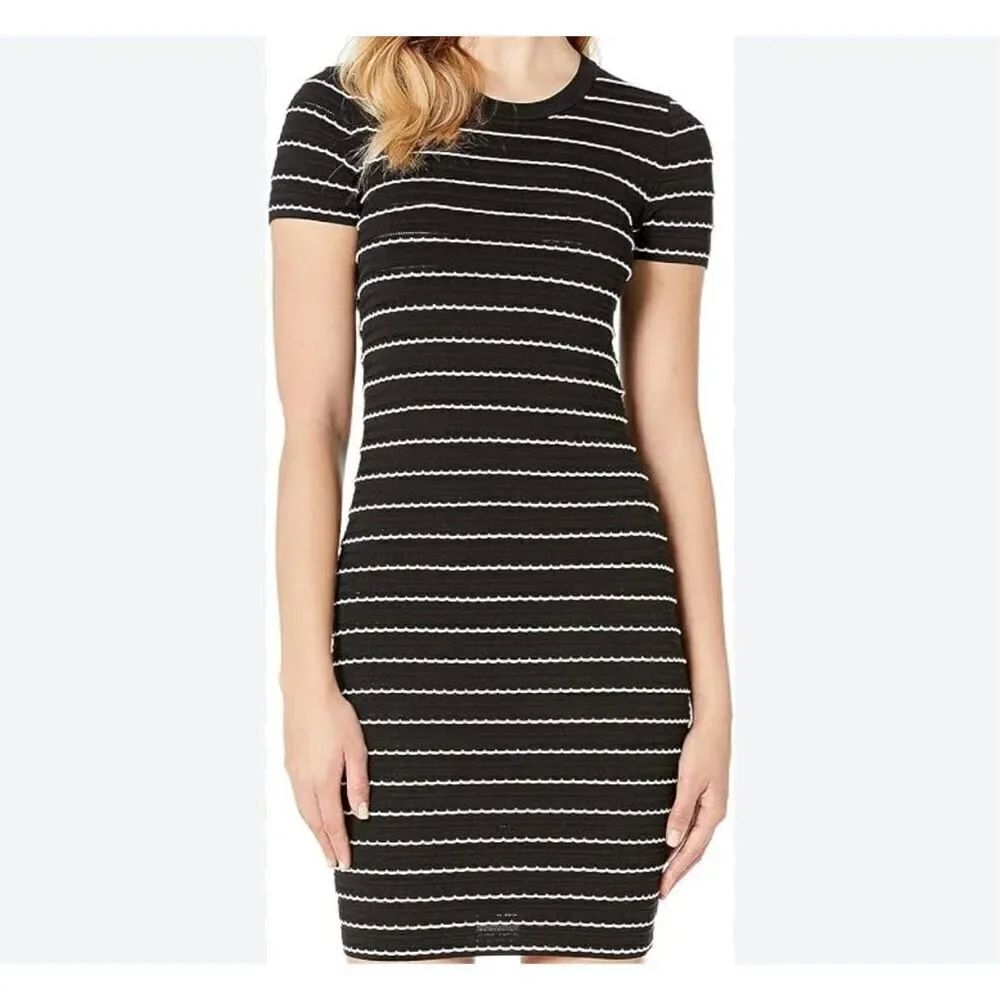 Michael Kors Womens Scalloped Sheath Dress very stretchy size M